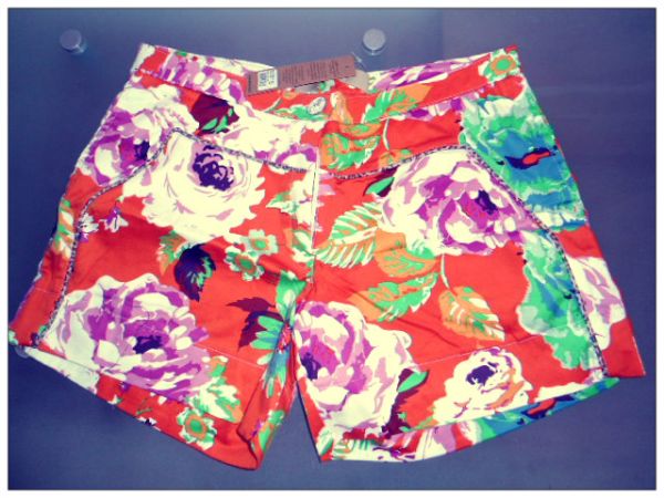 Shorts Estampa Verão Tam G