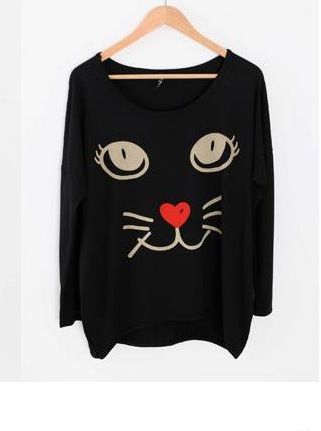 Blusa gatinho