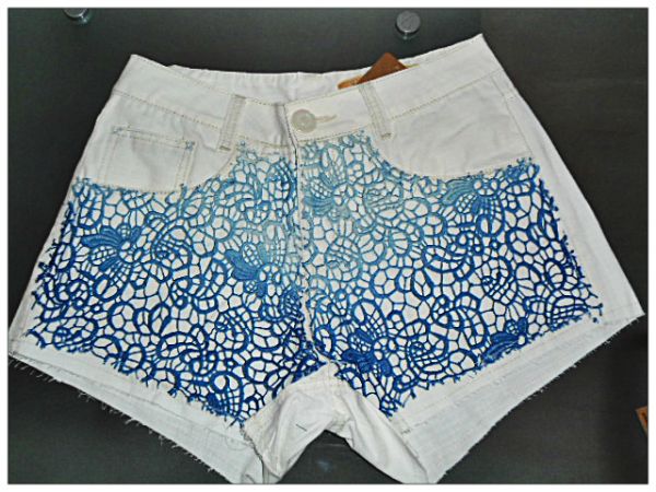 Shorts Renda Degrade Tam 40