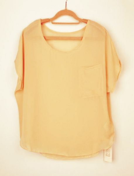 Blusa Chiffon Bege